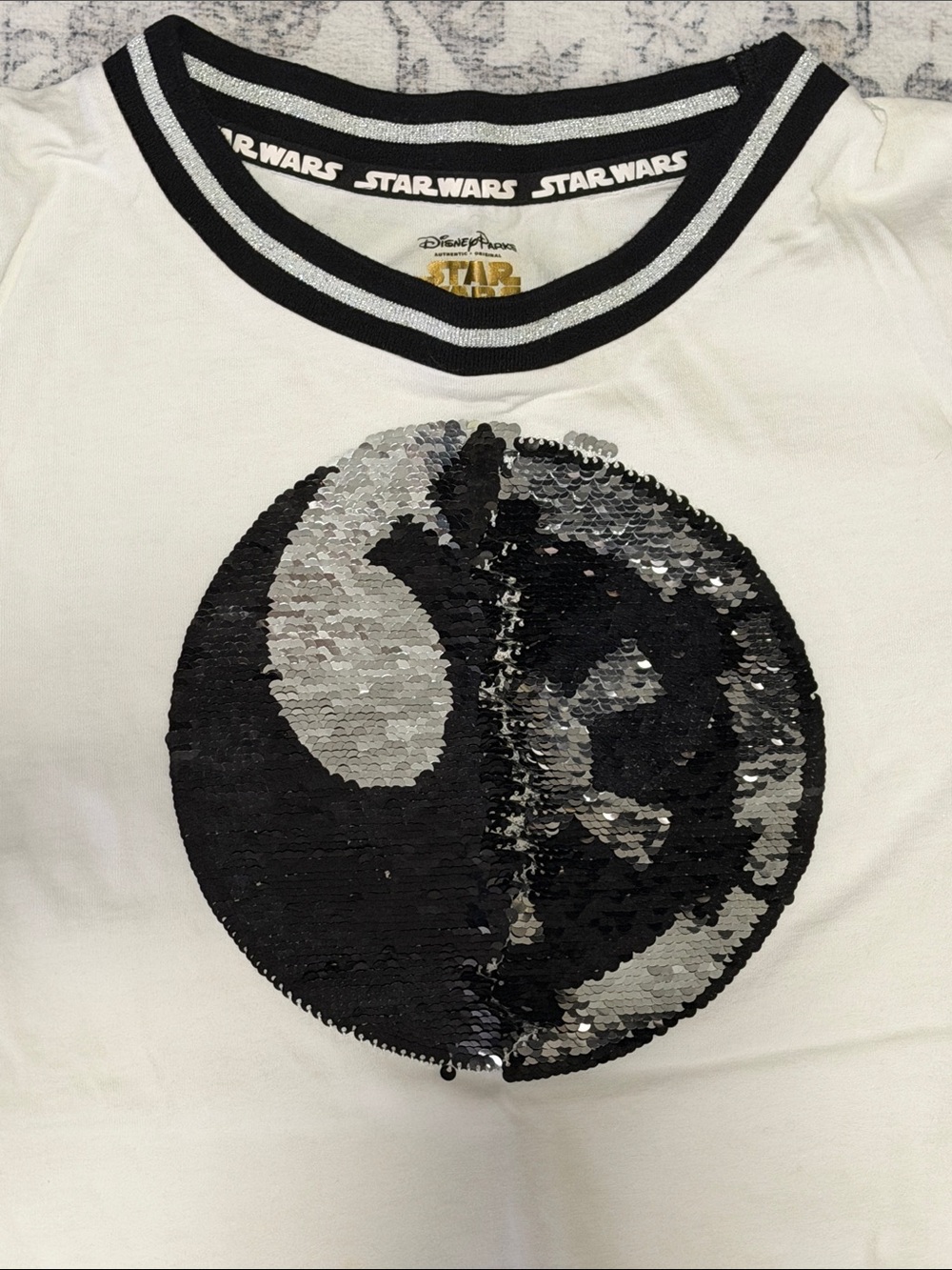 Star Wars sequin shirt
